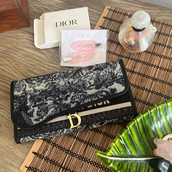 Dior Handbags - Dior Luxury Bundle Lot : Tiger Wallet, Pure Poison original, Hair Clips